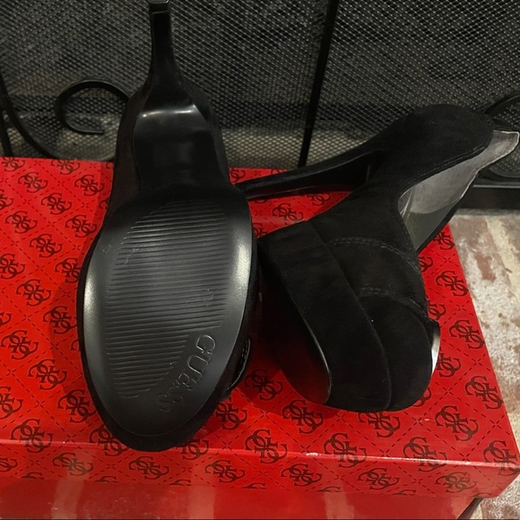 🖤 NEW IN BOX 🖤 Sexy GUESS stacked platform stilettos! - Picture 3 of 3